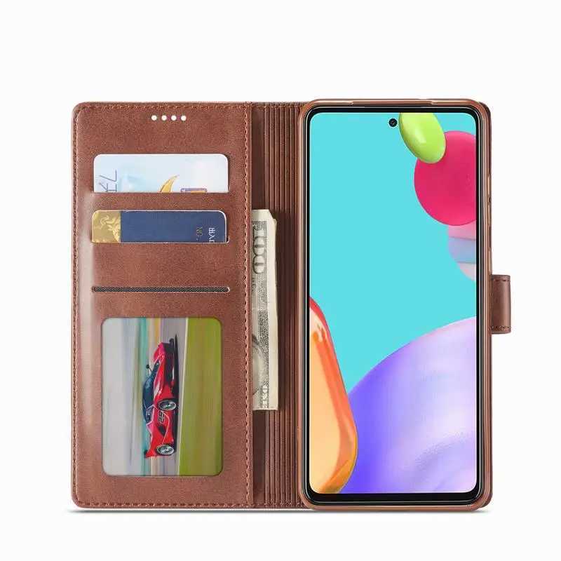 Cell Phone Cases Cover Case For Samsung Galaxy A22 A12 A10 A02S Shockproof Magnetic Button Flip Leather Wallet A02 2442