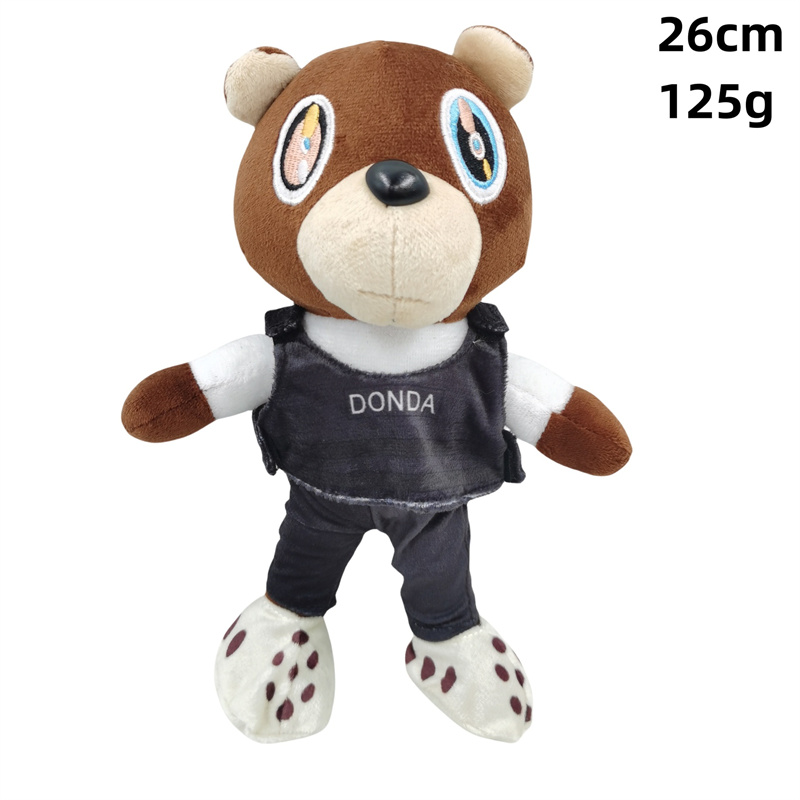 Jouets en peluche animés, ours en peluche, animaux, oreiller, décoration de la maison, 6 styles, 25cm, envoyés par mer, vente en gros, 2024