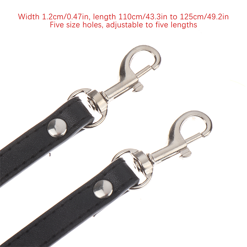 PU Leather Shoulder Bag Strap Bag Handles DIY Replacement Purse Handle Silver Buckle For Handbag Belts Strap Bag Accessories