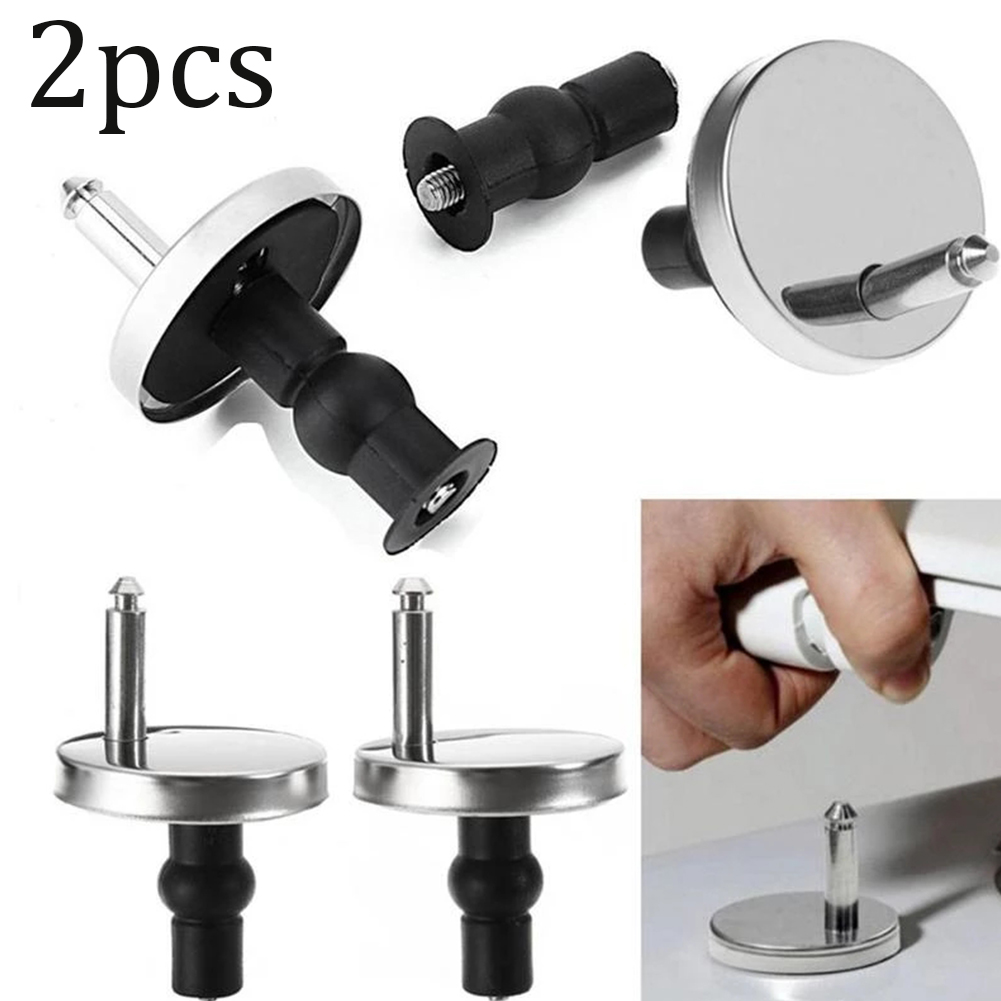 Hinges de siège de toilette Top Fix Pack de charnière Montage de remplacement Release Vis rapides pour les accessoires de meubles de salle de bain des toilettes