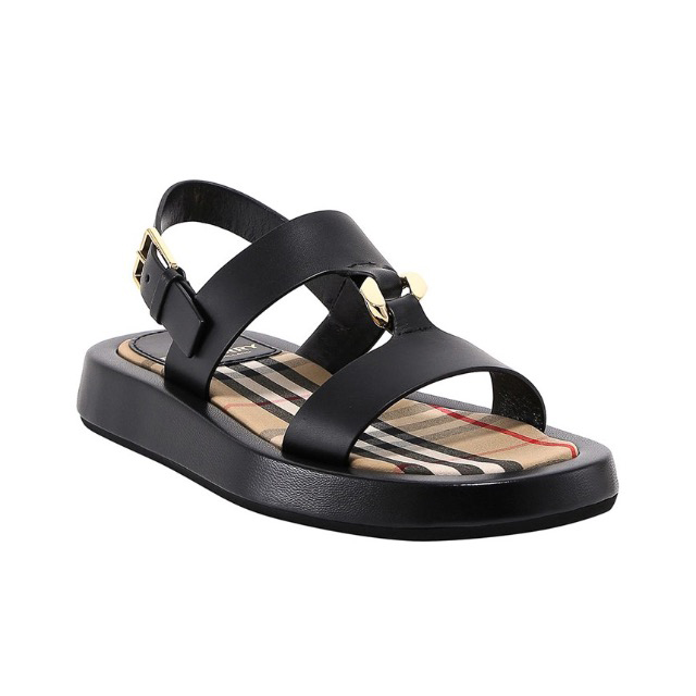 letter logo classic Designer Luxury Sandals with box Adjustable Strap Leather Ade Flat women shoes Summer Beach Lightweight Casual shoes women