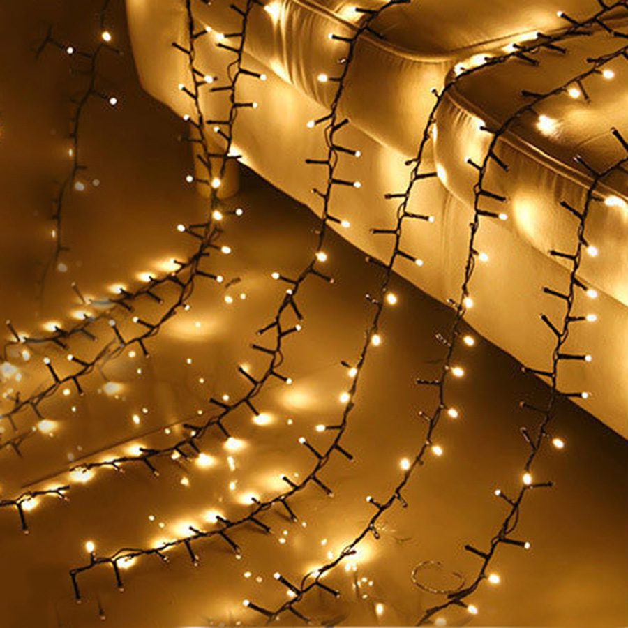 1000/1500 Plug dans le feu d'élite Fairy Light Outdoor Fireworks Lampe Fairy Garland Light for Tree Window Wall Decor