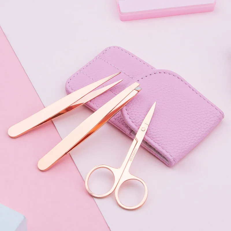 Factory Wholesale Custom MAVEAUX en acier inoxydable outils de cils privilèges Twezers / Scissors Tweezers Set Tweezers