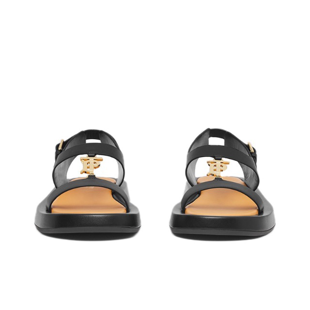 文字ロゴクラシックデザイナーラグジュアリーサンダルボックス調整可能なストラップレザーアデフラット女性靴サマービーチライトウェイトカジュアルシューズ女性