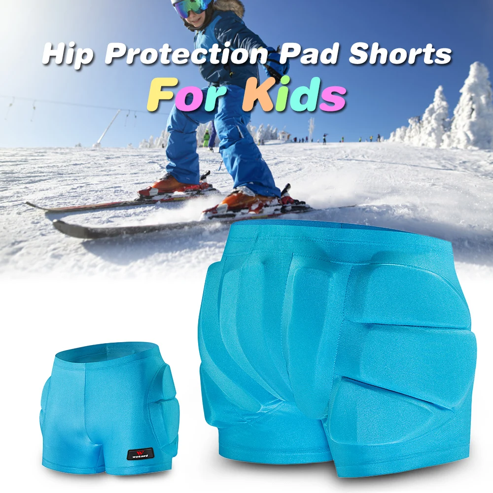 Acessórios crianças shorts de proteção de quadril eva almofada crianças shorts acolchoados de proteção para quadril bunda cóccix ciclismo snowboard patinação esqui