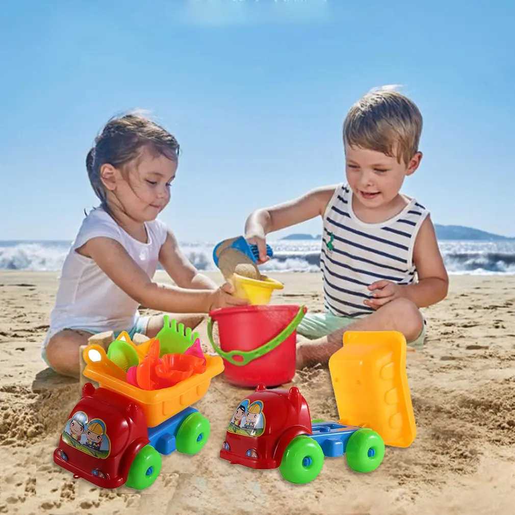 Piasek zabawa woda zabawa dzieci zabawki na plaży plażowe Zestaw Letni piasek Play Piasek narzędzia do pogłębiania na plaży grę w wodę grę wózka zabawki 240402