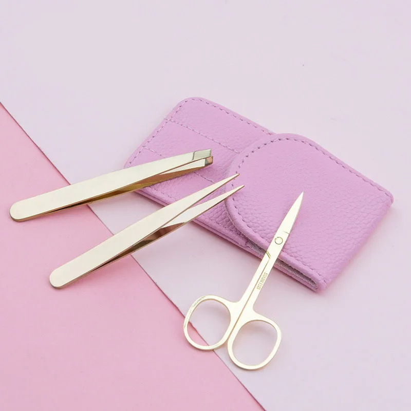 Factory Wholesale Custom MAVEAUX en acier inoxydable outils de cils privilèges Twezers / Scissors Tweezers Set Tweezers