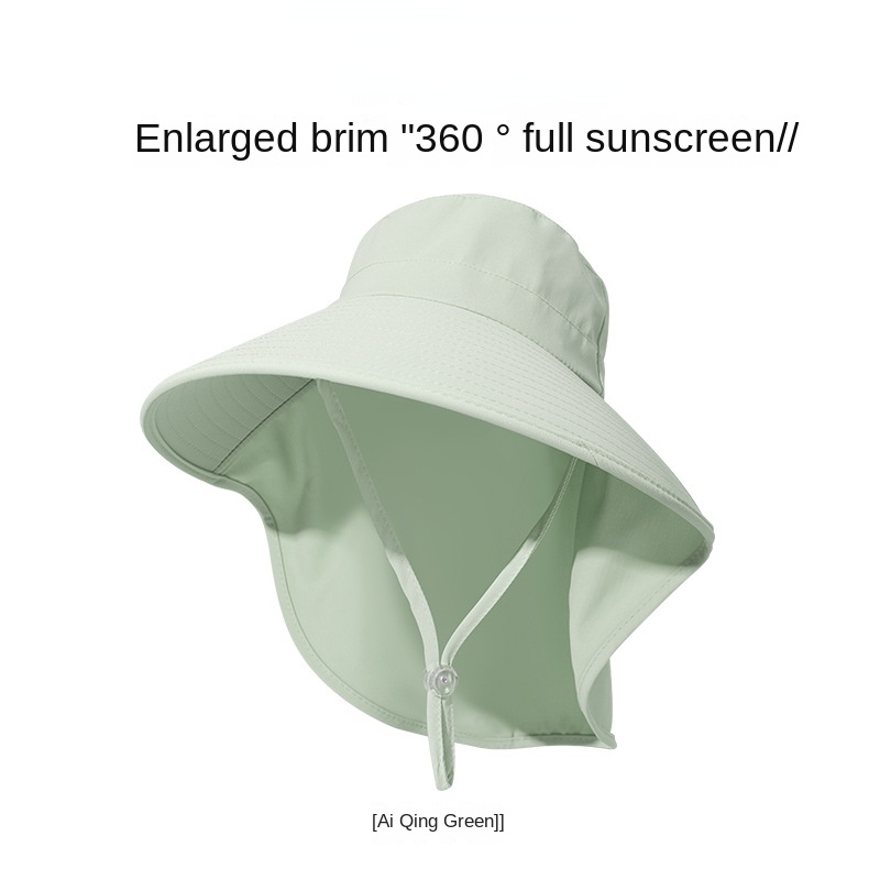 Chapeau de soleil, chapeau de baseball pour enfants, protection contre le soleil d'été, vélo extérieur respirant, masque facial, chapeau de soleil résistant aux UV