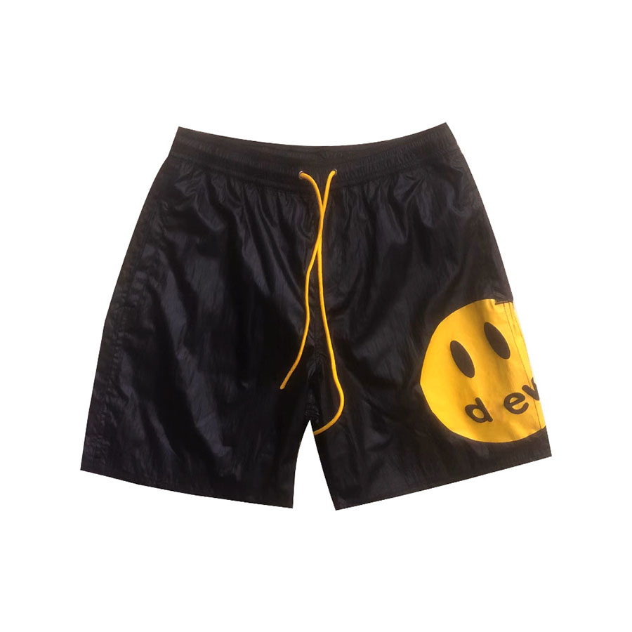 Herrdesigner shorts y2k lös och andas i sommarmännen simma shorts samma stil för par