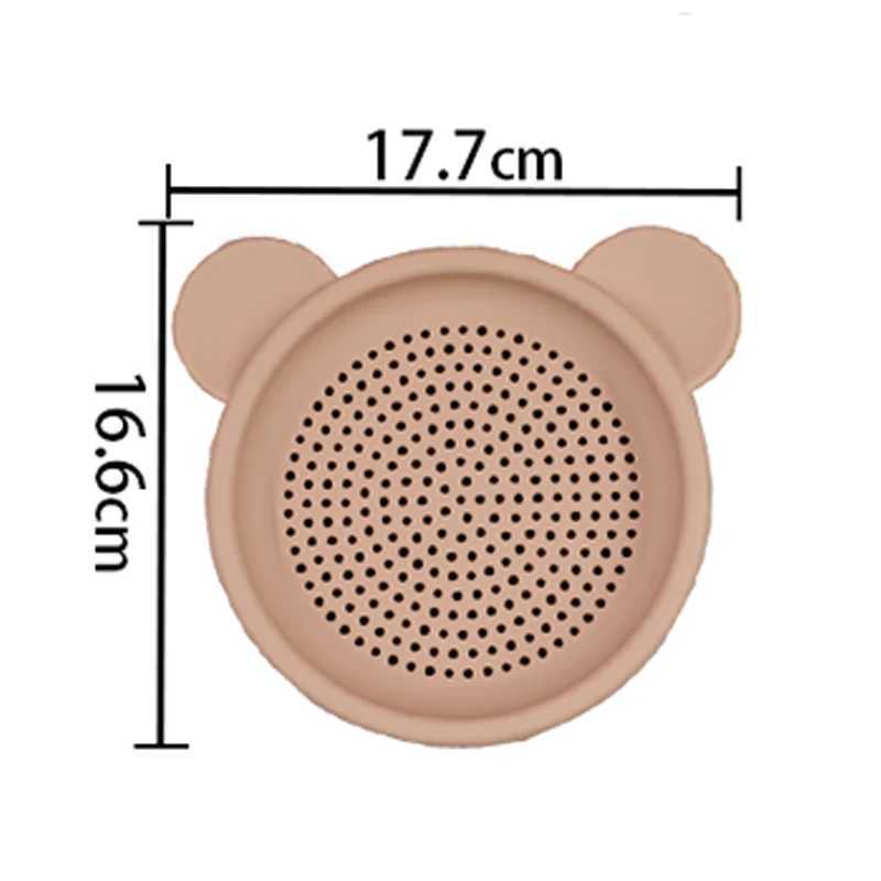 Sand Play Water Fun Summer Beach Accessories Silicone Sieve Toys for Kids Children Cute Ins Rubber Dune Funny Seaside Playing Tools Soft Sand Toy 240402