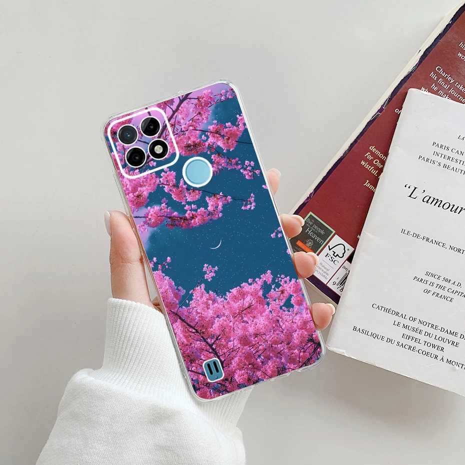 Custodie cellulari Realme C21Y C25Y Custodia morbida in silicone TPU Cover posteriore OPPO 4G C 25Y 21Y 21 Y RMX3261 6.5 pollici 2442