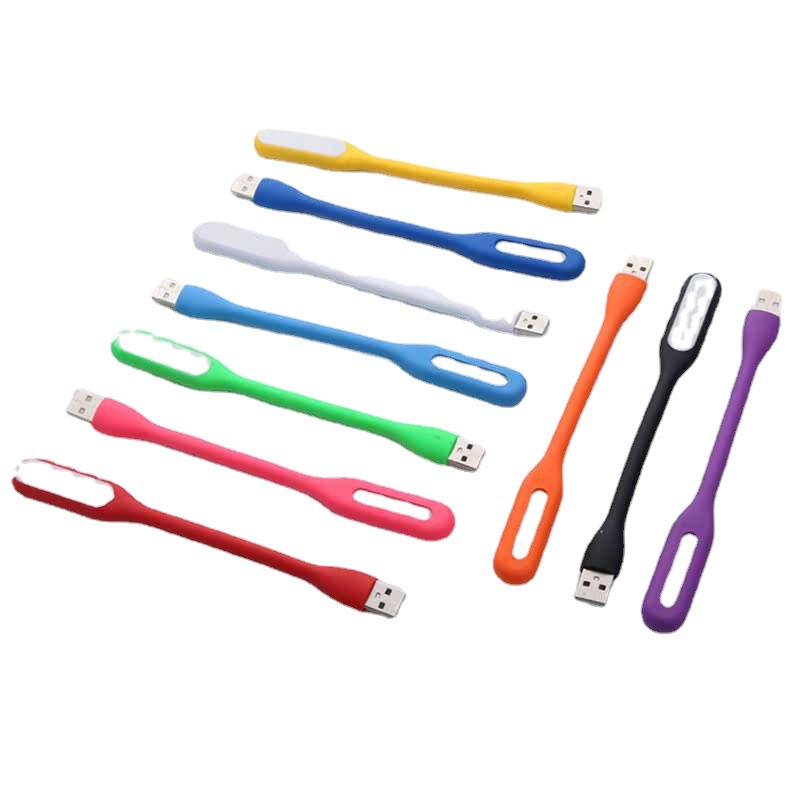 Esnek USB LED Gece Işıkları Mini LED Masa Işık Okuma Işık Xiaomi için Taşınabilir USB LED Işık USB ile Güç Bankası/PC için