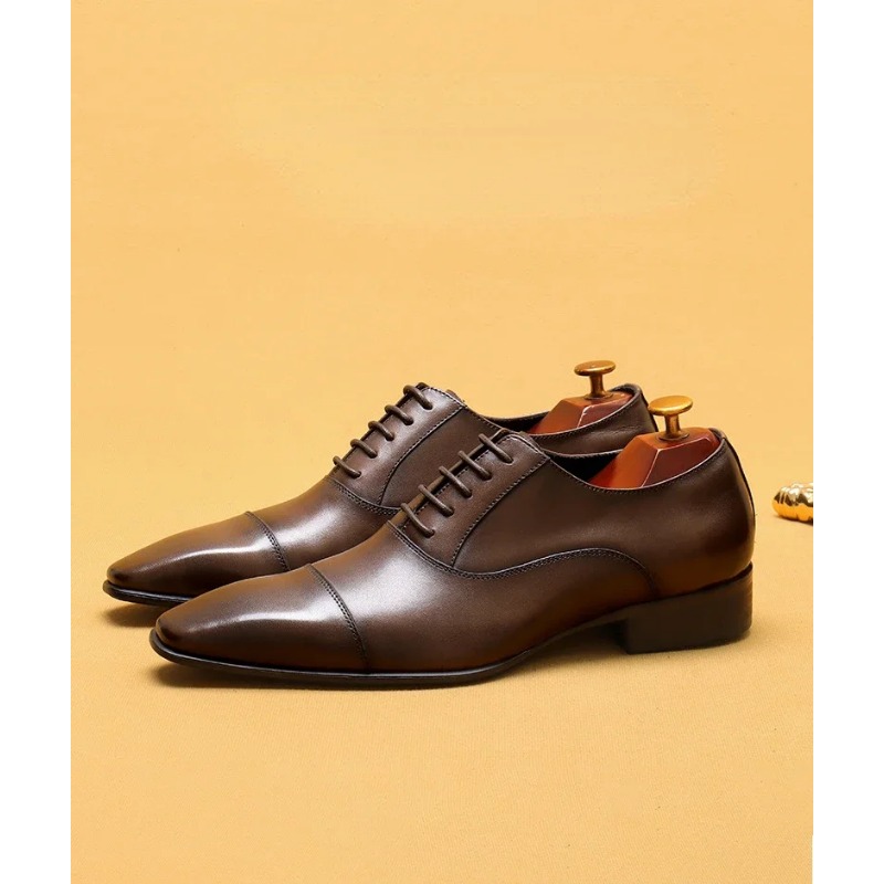 Итальянские мужские модельные туфли, роскошные брендовые дизайнерские туфли ручной работы из натуральной кожи, осенние новые деловые свадебные туфли-оксфорды для мужчин