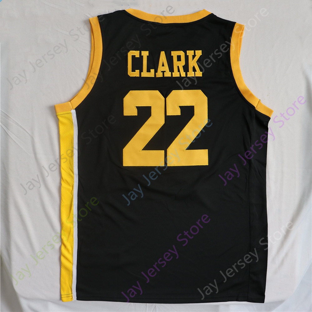 2024 Maglie Final Four Indiana Caitlin Clark 4 Women College Basketball Iowa Hawkeyes 22 Jersey NCAA Black Yellow White Navy Men Youth tutti cuciti tutti cuciti