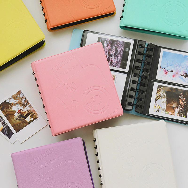 68 Pockets Universal Photo Album Mini la custodia foto dell'album della bobina istantanea foto di 8,5*6,3 cm