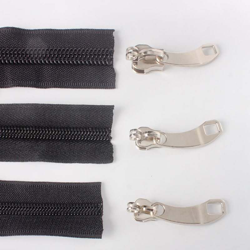 5# 8# 10# Zipper Pull Feta Slider Slider Zipper Accessori valigie camino fai -da -te kit di riparazione con cerniera