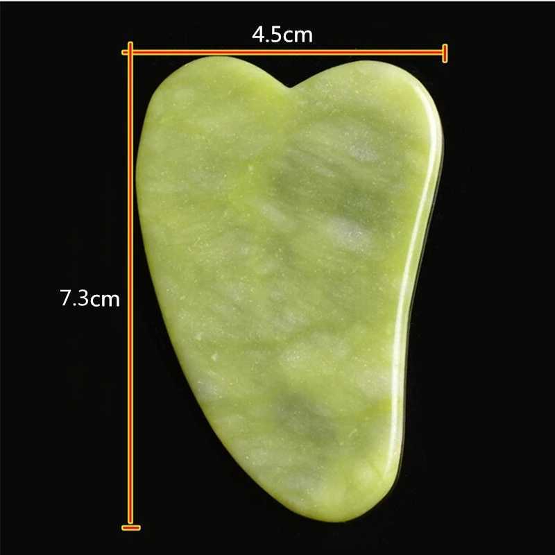 Massage Stones Rocks Jade Guasha Massage Board Natural Stone Gua Sha Scraper Tool Beauty Tool Health Care Meridian Straming Plate Perdre du poids Masseur Spa 240403