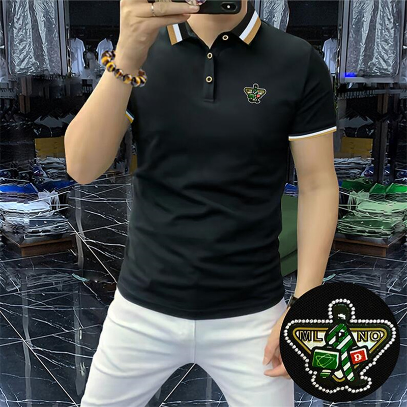 2024 Luxus Herren Designer formelle Männer Polo Freizeit T-Shirts Baumwolle Sommer Herren Polos Designer Brief Print Fashion Polo Shirt Größe M-4xl