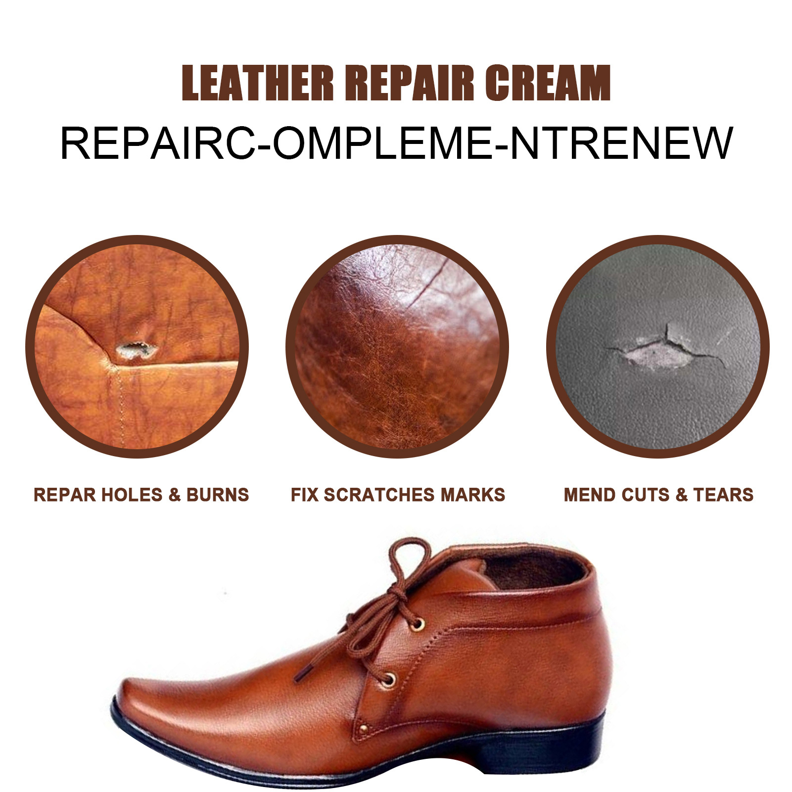 Leather Repair Gel For Car Seats Leather Conditioner And Leather Cleaner Use On Leather Apparel Furniture Jackets Shoes Auto