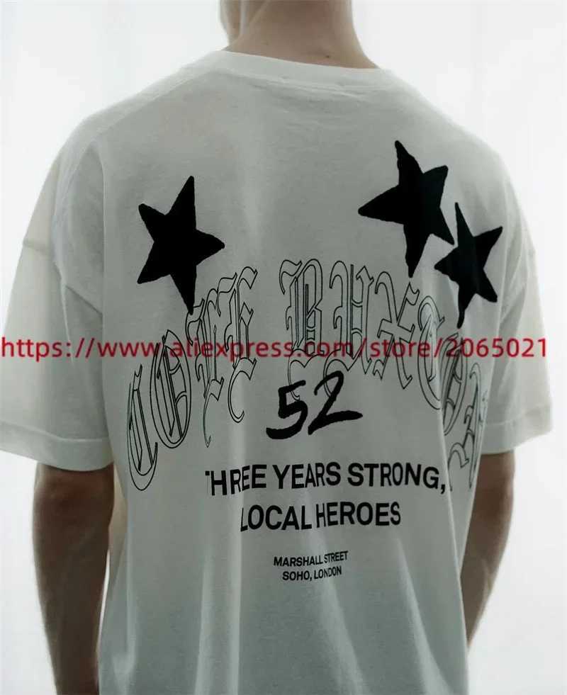 Heren T-shirts Limited Star Cole Buxton T-shirt Men Women Cotton T-shirt Top Streetwear Oversize CB T-shirt J240402