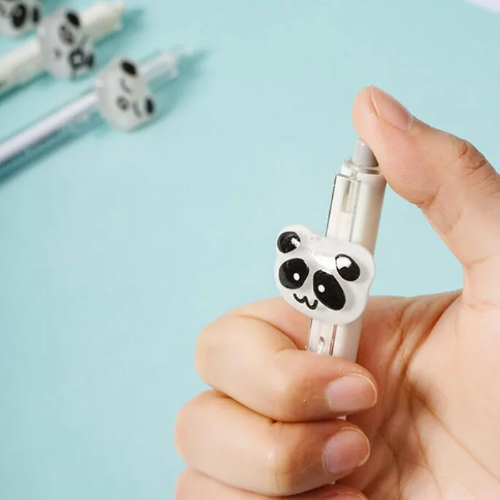 Potloden 's/veel creatieve panda press mechanisch potlood schattig 0,5 mm tekenen schrijven automatische pen schoolkantoor benodigdheden