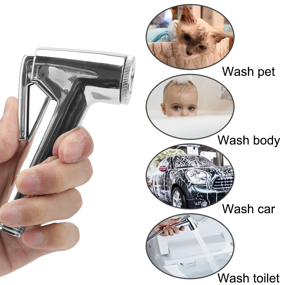 Portable Bidet Sprayer Handheld Hand Bidet Faucet Bath Accessories for Bathroom Hand Sprayer ABS Self-Cleaning Shower Head