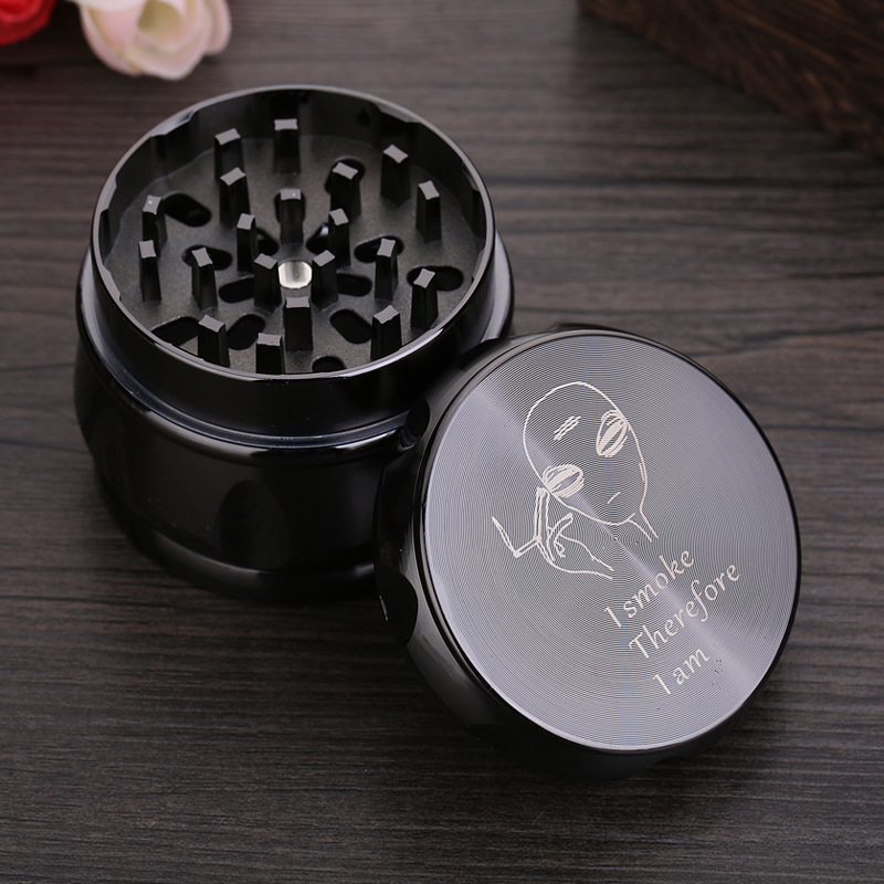 맞춤형 양념 담배 갈기 총기 컬러 연기 액세스 로이 63mm 4 허브 크러셔 CNC 치아 필터 네트 드라이 허브 지원 OEM 사용자 정의