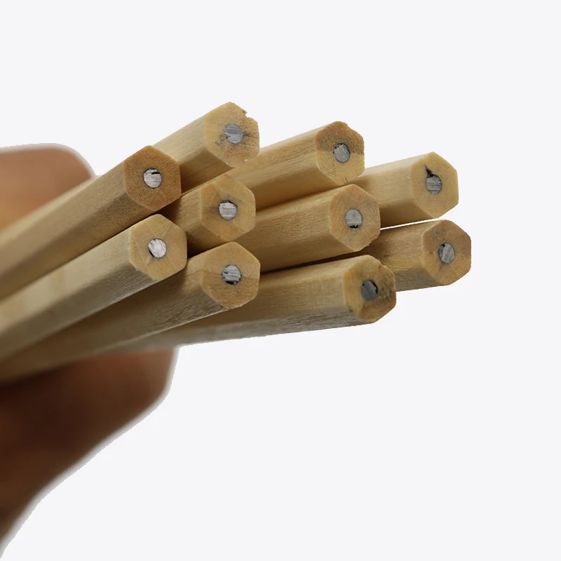 Pencils Ecofriendly Natural Wood Pencils HB Black Hexagonal Nontoxic Standard Pencil School Office Stationery Painting Pen