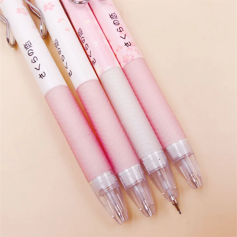 Ołówki 48 szt./Creative Sakura Clip MECHANICAL Ołówek Śliczne 0,5 mm automatyczne długopisy dla dzieci