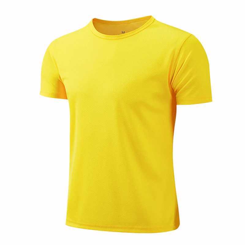 T-shirts pour hommes T-shirt Jerseys Fitness Shirt Trainer Running T-shirt Men Breatch Sportswear Class Service Derre rapide Round Neck Sport 2443