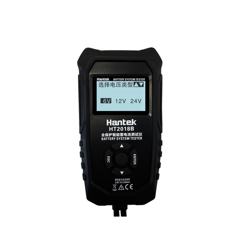 Hantek Automotive Car Battery System Tester HT2018B Digital LCD Bateria Capacity Charging Analyzer 6V/12V/24V