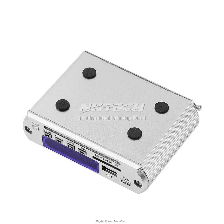 S Nktech A5 Digital Player Hifi Stereo Stgeping Decoder приемник Mini Reader Соответствует аудио -усилитель FM Radio DVD mp3 SD USB MMC