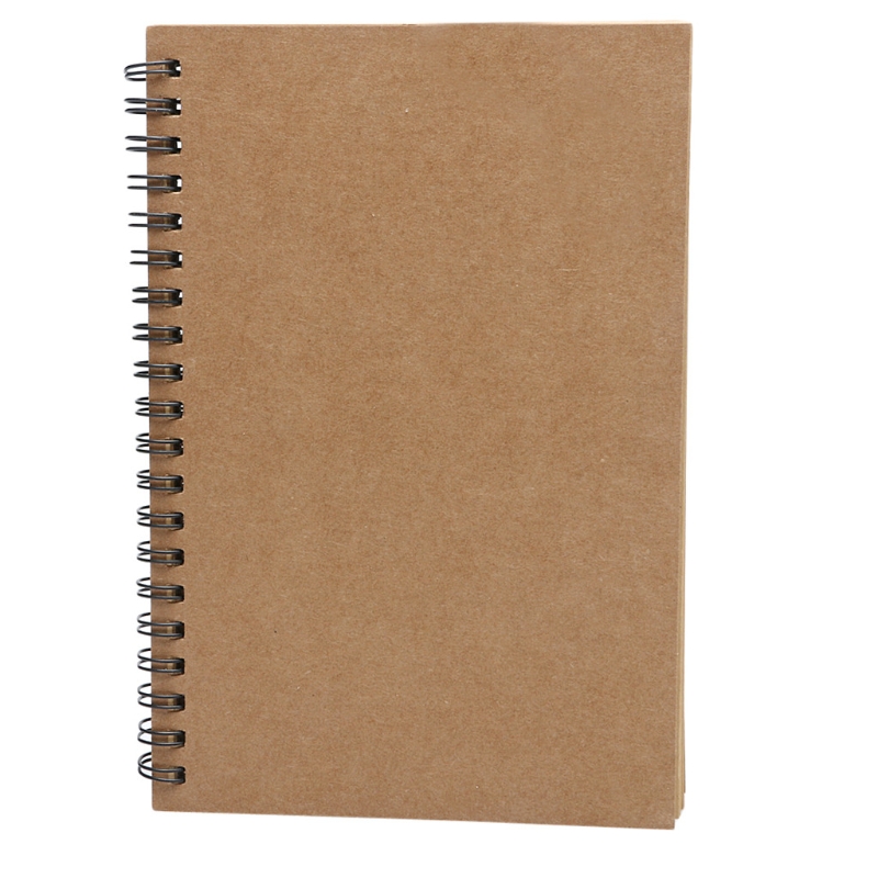 Reeves Retro Spiral Bound Bobet Sketch Book Blank Notebook Kraft Sketching Paper Drop Shipping