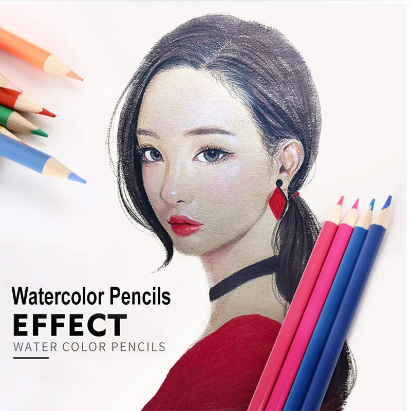 Pencils Set 2B Wooden Colored Pencils Drawing Sketch Art Paint Watercolor Oil Pencil Comic Graffiti Tool