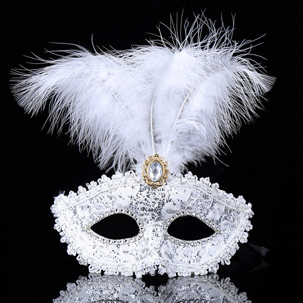 Itacazzo decoratieve rekwisieten damesfestival feest vintage veer eye mask sexy maskerade ball mask