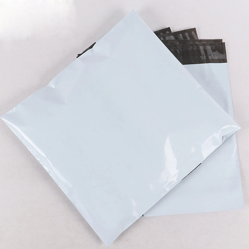 Enveloppen 100 stks witte plastic koerier opbergzak kleine geschenkverpakkingszakken post verzending mailing tas waterdichte poly mailer