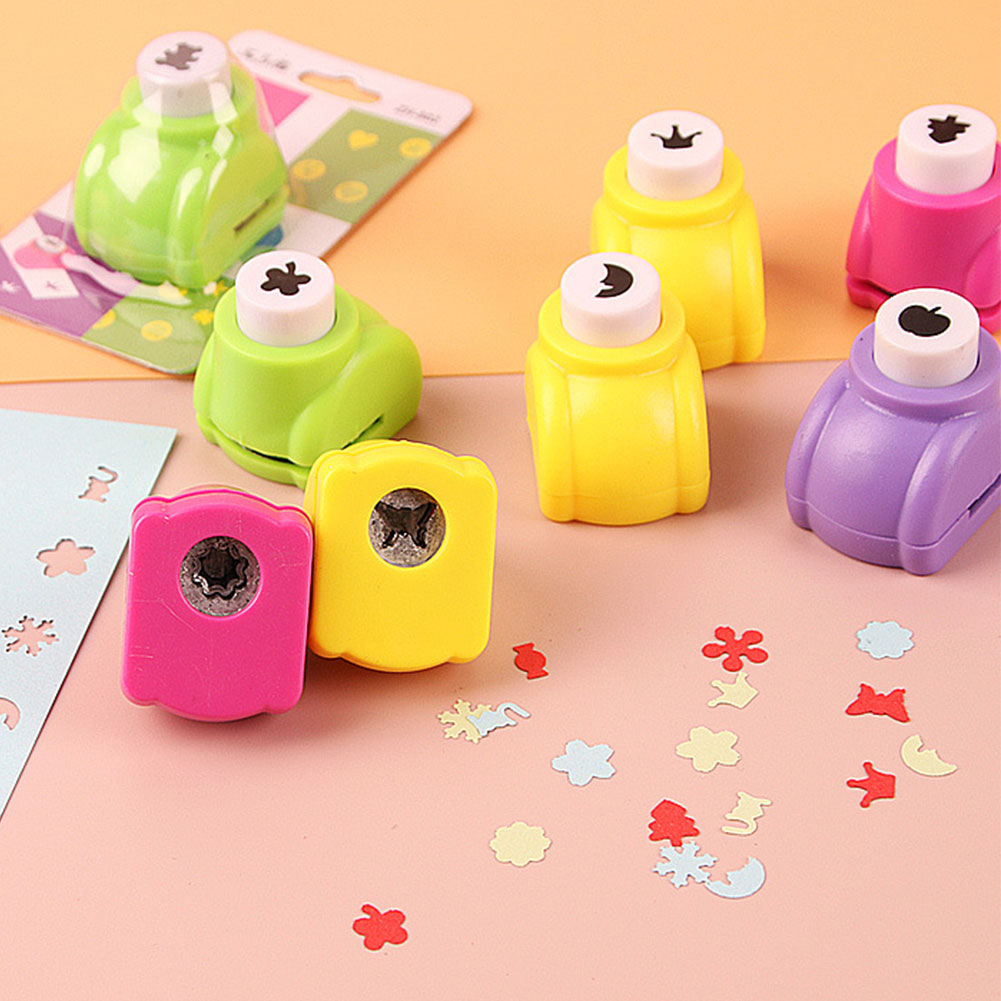 Scrapbook Punches fatti a mano Calico Calico Printing Flower Paper Craft Punch Hole Punziere Mini Strumenti d'arte