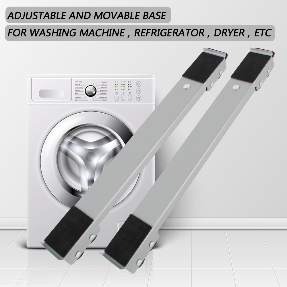 Adjustable Washing Machine Stand 24 Wheel Refrigerator Base Mount Multifunctional Mobile Roller Bracket Dryer Holder Universal