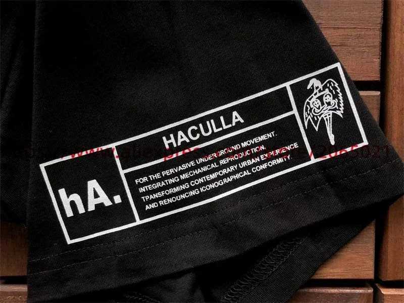 T-shirts masculins Haculla Crest Standard T-shirt hommes Femmes T-shirt de streetwear de qualité supérieure J240402