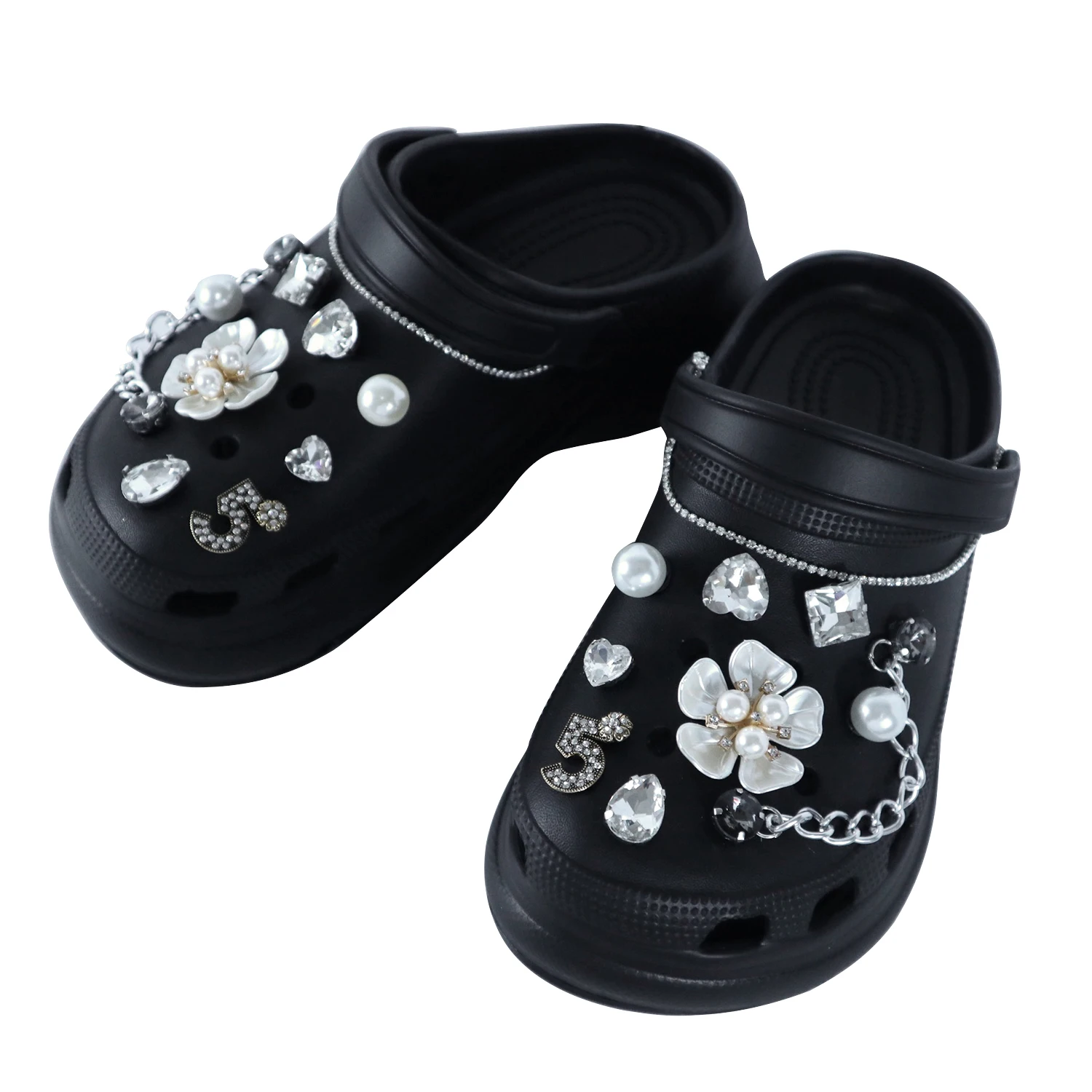 Bottes Perle Flower Shoe Charms Designer Pack Pack Détravo ACCESSOIRES DÉCATATIONS POUR FEMMES GILLES Cadeaux