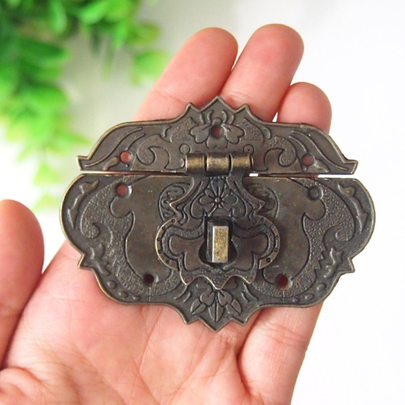 PXPD Juwelierschachtel HaSP Vintage Decorative Latch Lock Furniture Hardware