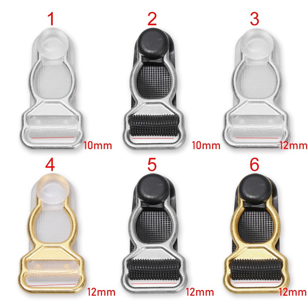 10/12 mm Plastique en plastique Black Corset Garter Belt Clip Clif
