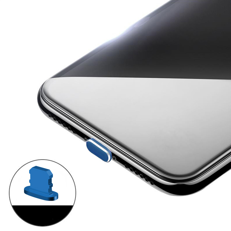 İPhone 14 13 için Metal Toz Fişi IOS İÇİN PRO Koruyucu Şarj Portu, Apple iPad Aydınlatma Portu