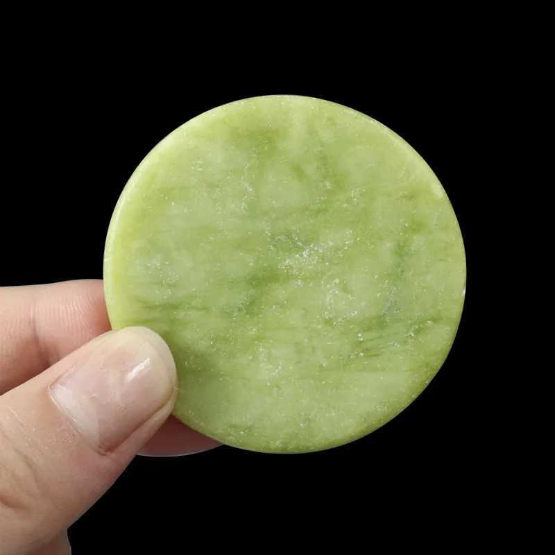 Massage Stones Rocks Natural Jade Eye Patches Face Beauty Skincare Massageur refroidissement / thérapie Hot Masage des yeux Stone Anti Rinkle Pupiness Tool 2445