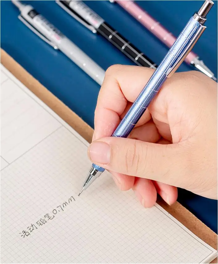 Pencils Creative Metal Mechanical Pencil Cute 0.5/0.7mm Automatic Pencils Office School Writing Supplies Stationery Gift