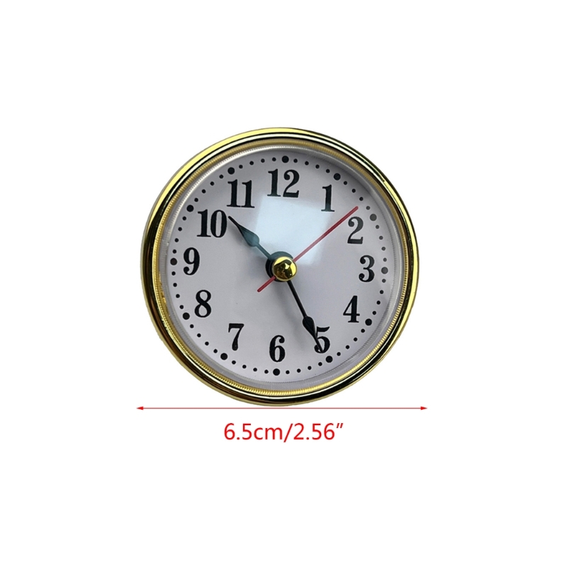 Movimiento de inserción de cuarzo de 65 mm de cuarcio con anillo de goma para la reparación del reloj y la decoración de salas de la oficina en el hogar