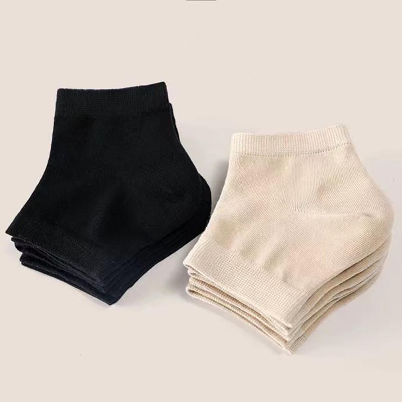 Ferse Schutzdeckel Plantarfasziitis Heels Socken Silikon Anti-Crack-Feuchtigkeitsschuhpolster Schmerz Relief Füße Pflege Sock