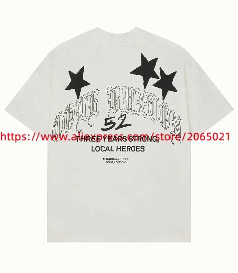 Heren T-shirts Limited Star Cole Buxton T-shirt Men Women Cotton T-shirt Top Streetwear Oversize CB T-shirt J240402