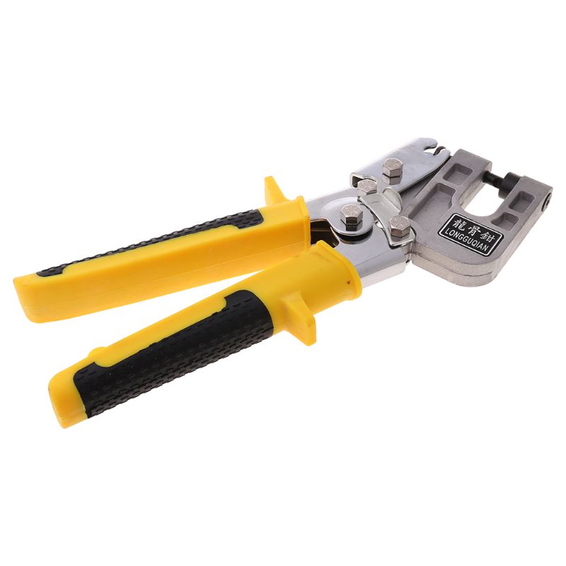 Aluminum Alloy 10inch Handle Stud Crimper Plaster Board Tool For Fastening Metal Studs