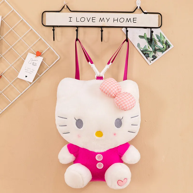 Plush backpack Japanese girl cat backpack kitten Stuffed toy doll